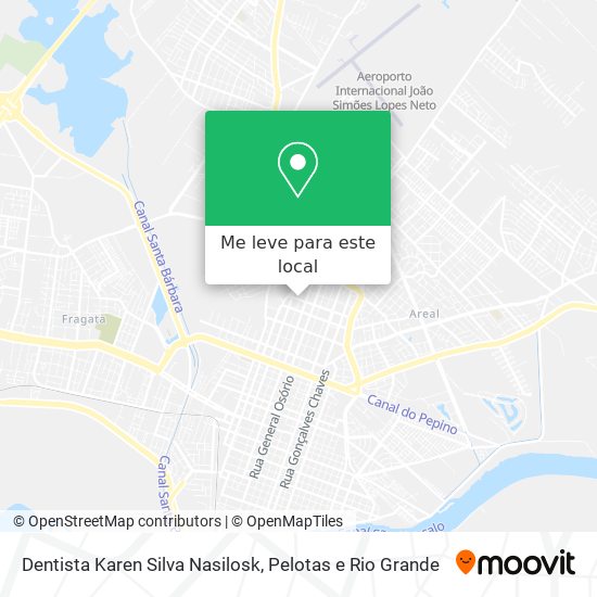 Dentista Karen Silva Nasilosk mapa