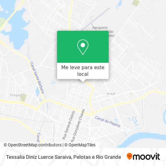 Tessalia Diniz Luerce Saraiva mapa