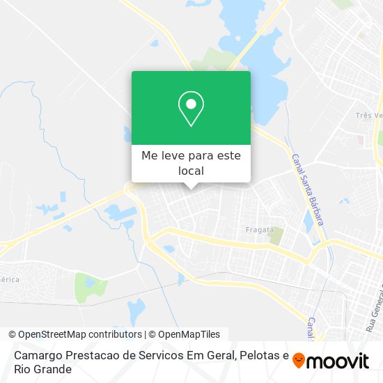Camargo Prestacao de Servicos Em Geral mapa