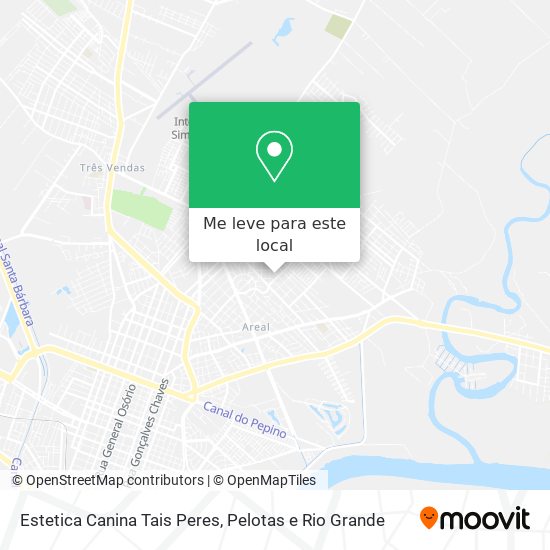 Estetica Canina Tais Peres mapa
