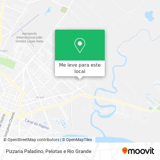 Pizzaria Paladino mapa