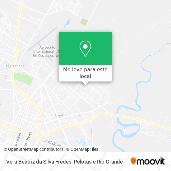 Vera Beatriz da Silva Fredes mapa