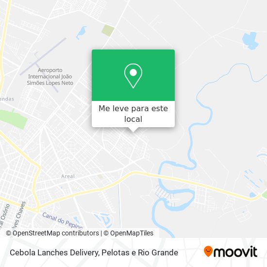 Cebola Lanches Delivery mapa