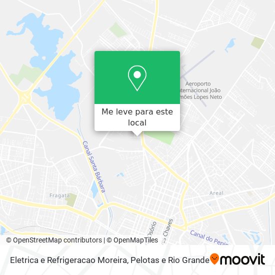 Eletrica e Refrigeracao Moreira mapa