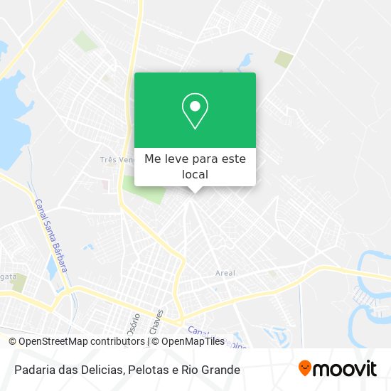 Padaria das Delicias mapa