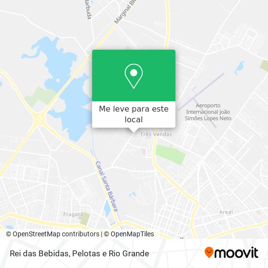 Rei das Bebidas mapa