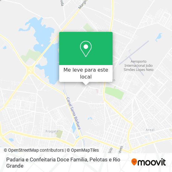 Padaria e Confeitaria Doce Familia mapa