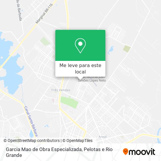 Garcia Mao de Obra Especializada mapa