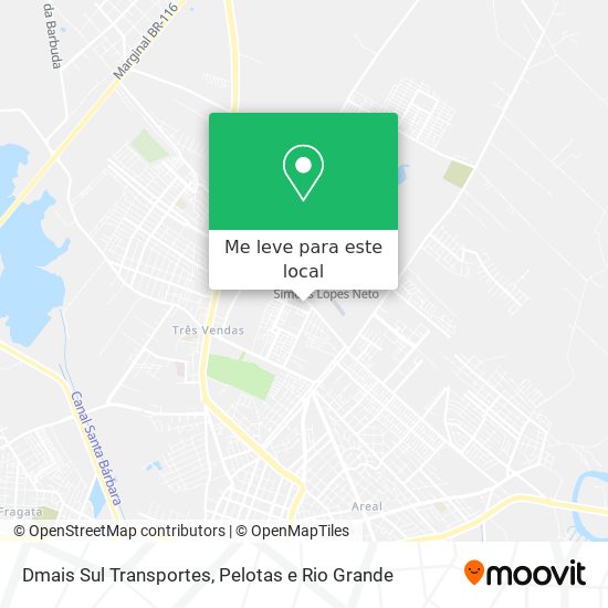 Dmais Sul Transportes mapa