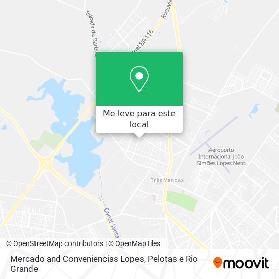 Mercado and Conveniencias Lopes mapa