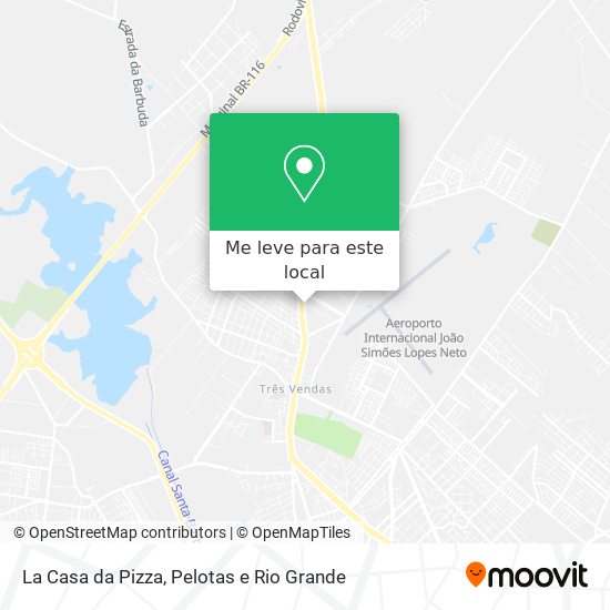 La Casa da Pizza mapa