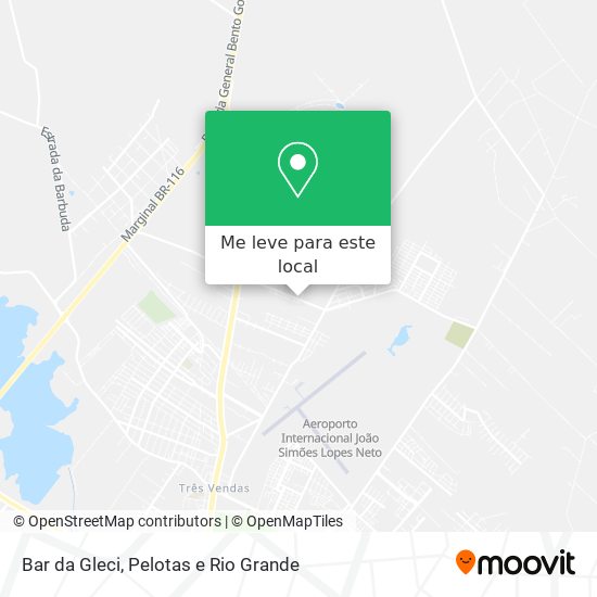 Bar da Gleci mapa