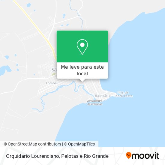 Orquidario Lourenciano mapa