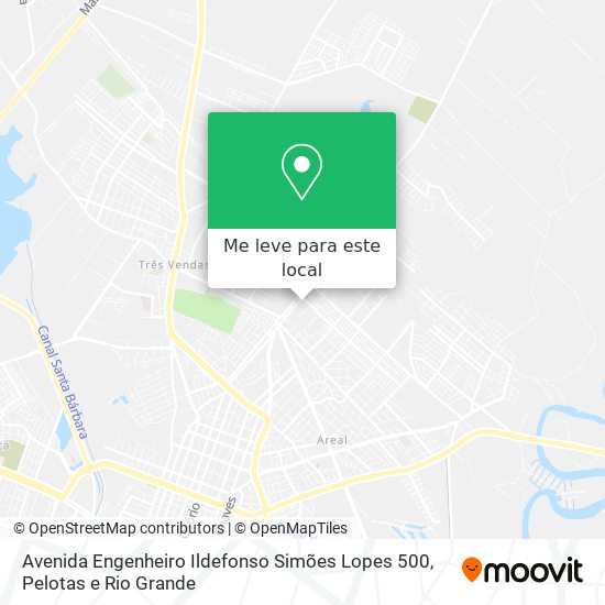Avenida Engenheiro Ildefonso Simões Lopes 500 mapa