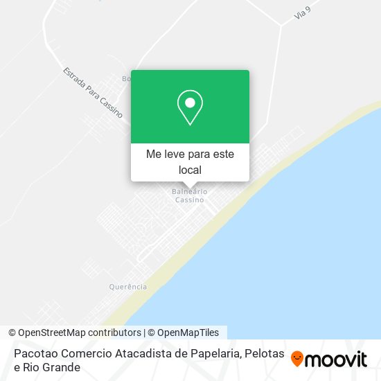 Pacotao Comercio Atacadista de Papelaria mapa