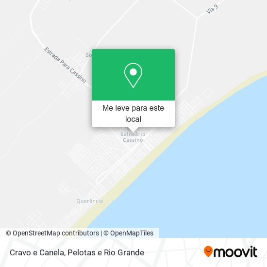 Cravo e Canela mapa