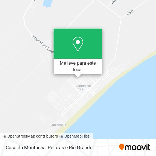 Casa da Montanha mapa