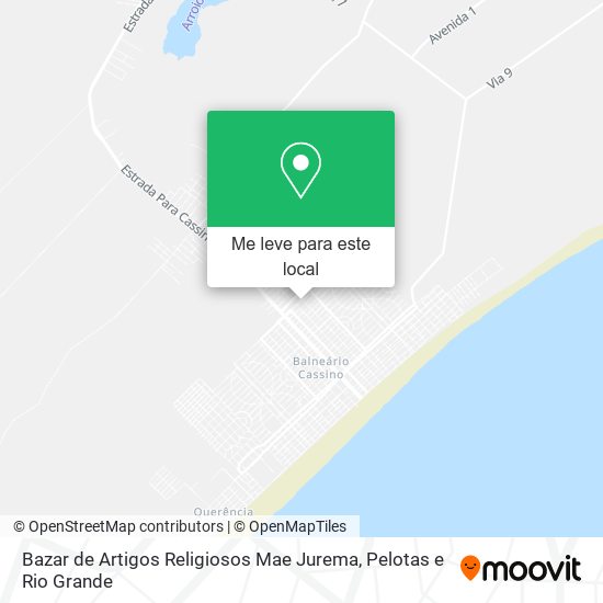 Bazar de Artigos Religiosos Mae Jurema mapa
