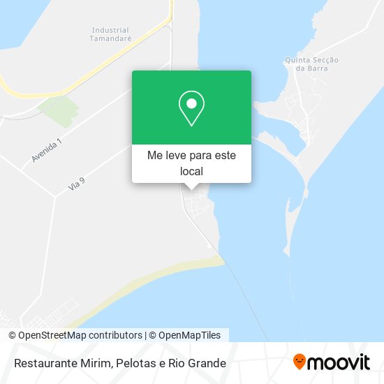 Restaurante Mirim mapa