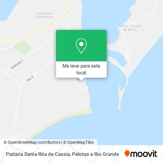 Padaria Santa Rita de Cassia mapa