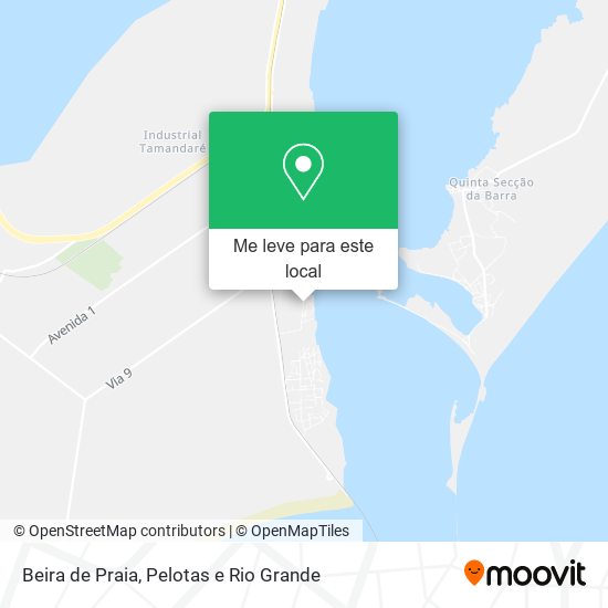 Beira de Praia mapa