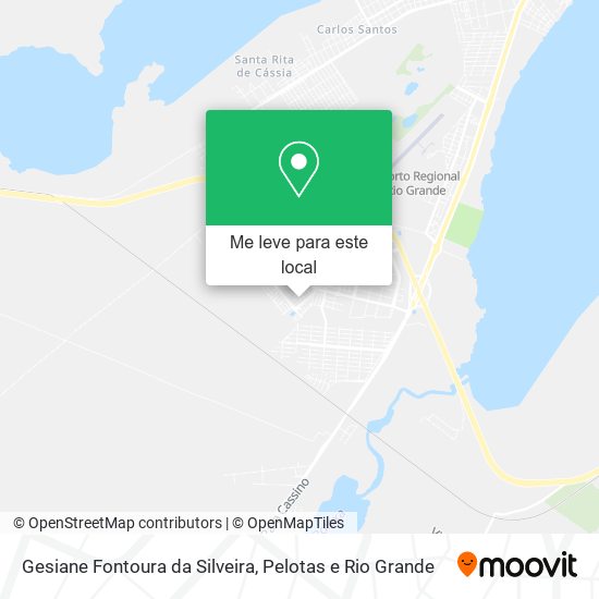 Gesiane Fontoura da Silveira mapa