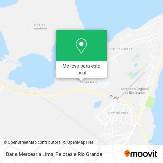 Bar e Mercearia Lima mapa