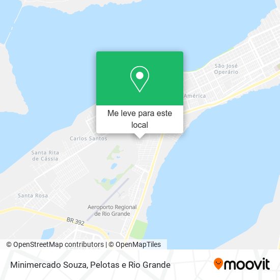 Minimercado Souza mapa