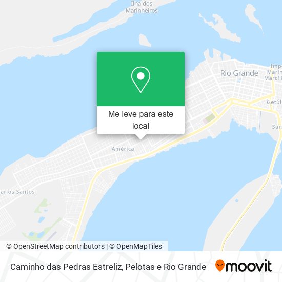 Caminho das Pedras Estreliz mapa