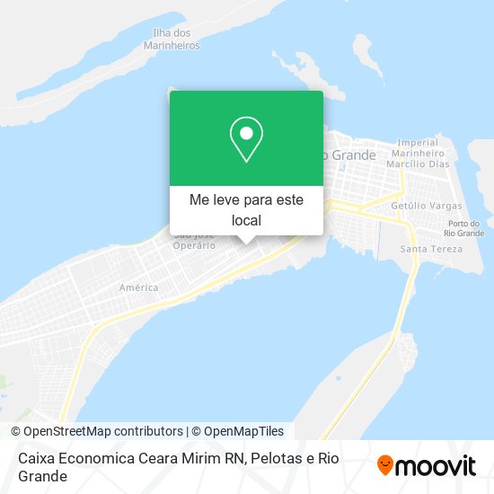 Caixa Economica Ceara Mirim RN mapa