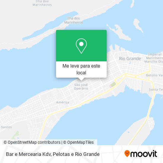 Bar e Mercearia Kdv mapa