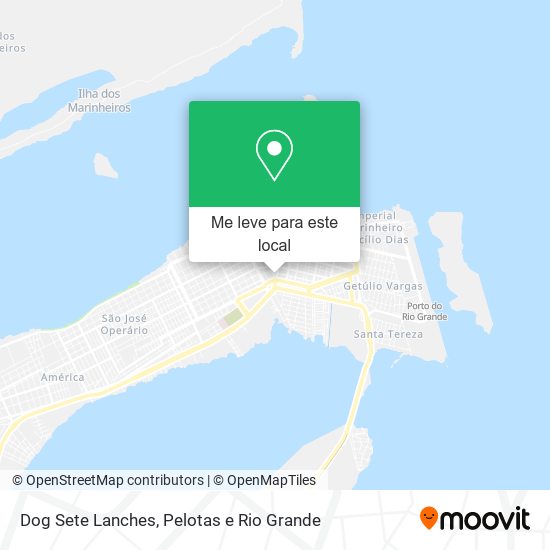 Dog Sete Lanches mapa