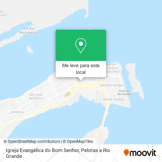 Igreja Evangélica do Bom Senhor mapa