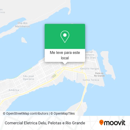 Comercial Eletrica Delu mapa