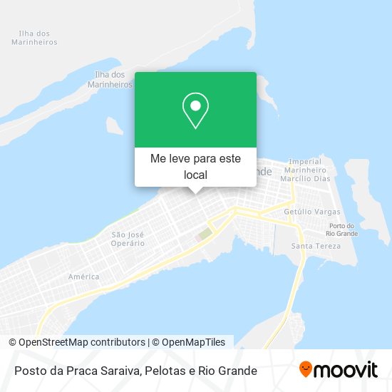 Posto da Praca Saraiva mapa