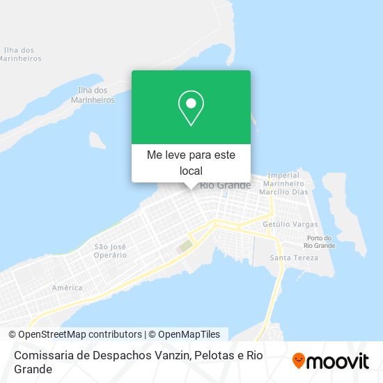 Comissaria de Despachos Vanzin mapa