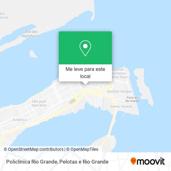 Policlínica Rio Grande mapa