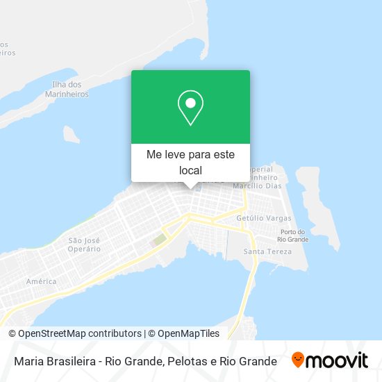 Maria Brasileira - Rio Grande mapa