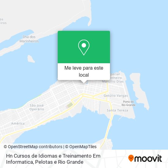 Hn Cursos de Idiomas e Treinamento Em Informatica mapa