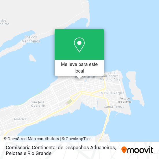 Comissaria Continental de Despachos Aduaneiros mapa