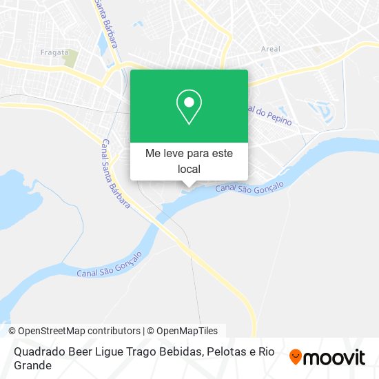 Quadrado Beer Ligue Trago Bebidas mapa