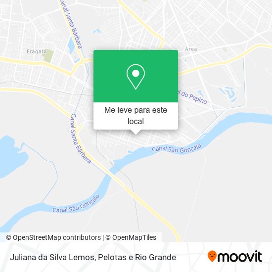 Juliana da Silva Lemos mapa