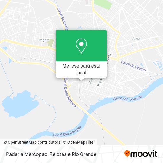 Padaria Mercopao mapa