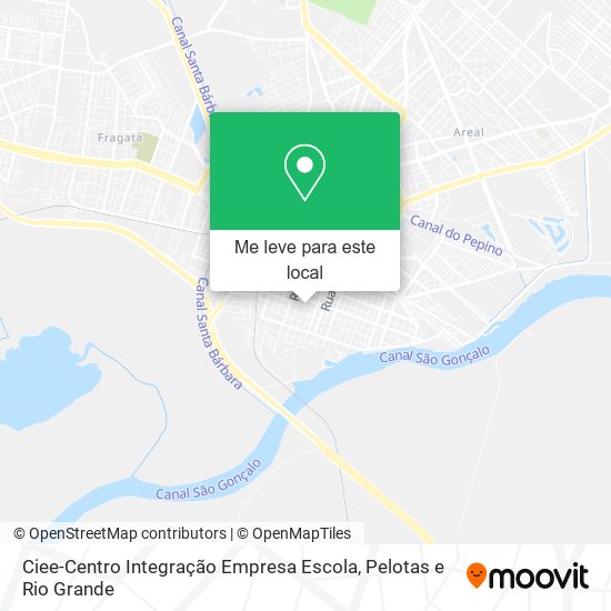 Ciee-Centro Integração Empresa Escola mapa