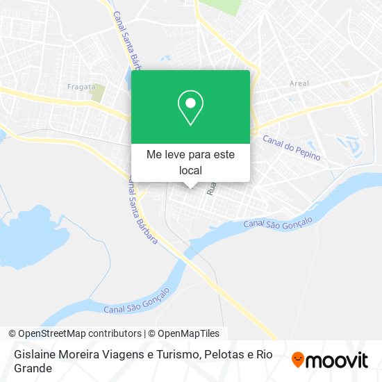 Gislaine Moreira Viagens e Turismo mapa