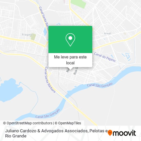 Juliano Cardozo & Advogados Associados mapa