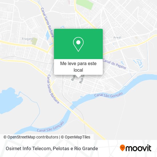 Osirnet Info Telecom mapa