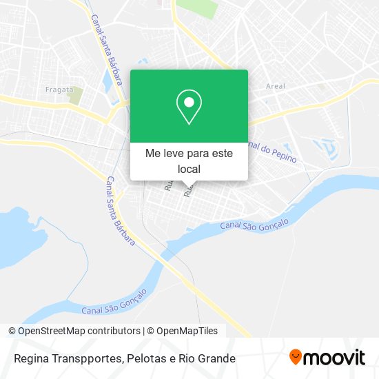 Regina Transpportes mapa