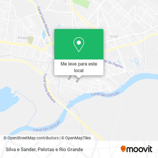 Silva e Sander mapa