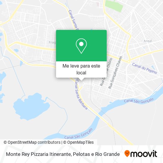 Monte Rey Pizzaria Itinerante mapa